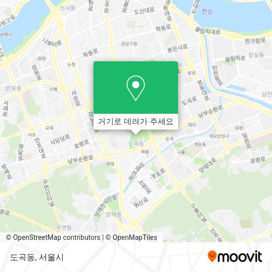 도곡동 지도