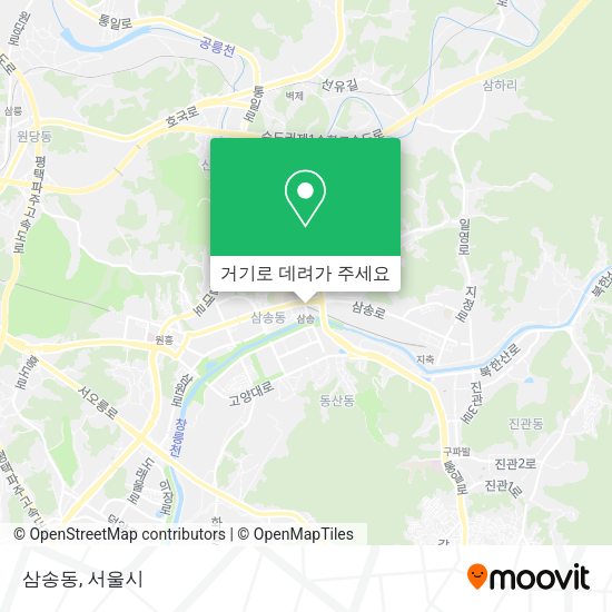 삼송동 지도