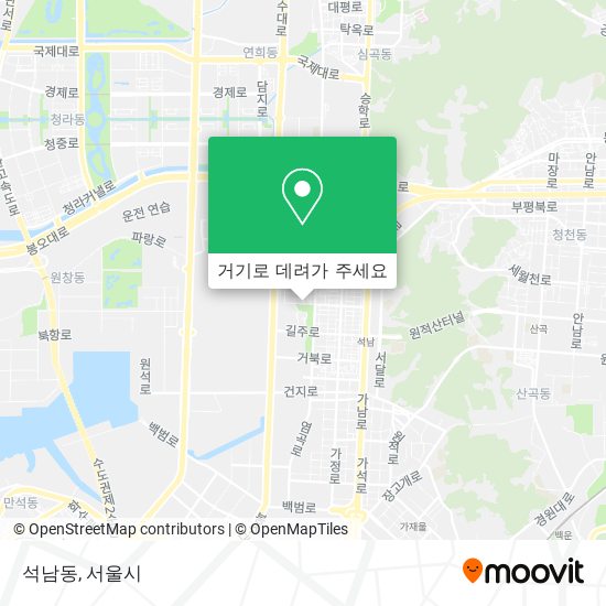 석남동 지도