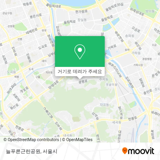 늘푸른근린공원 지도