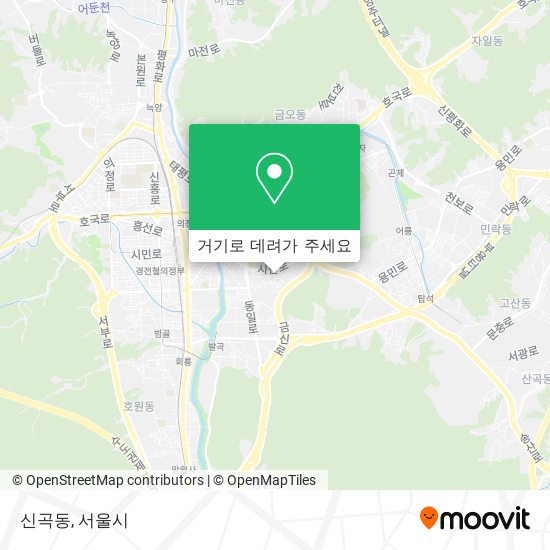 신곡동 지도