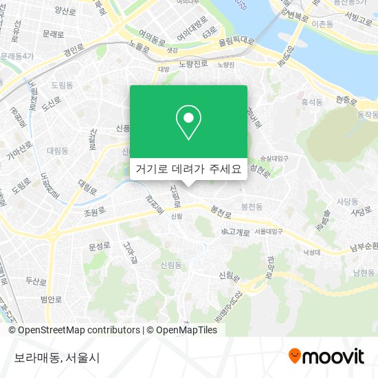 보라매동 지도