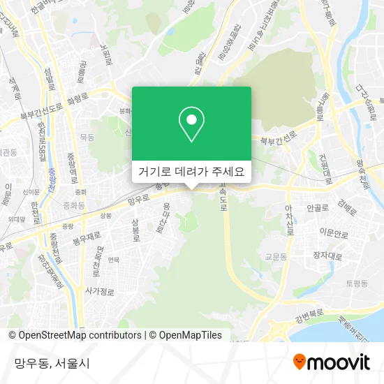 망우동 지도