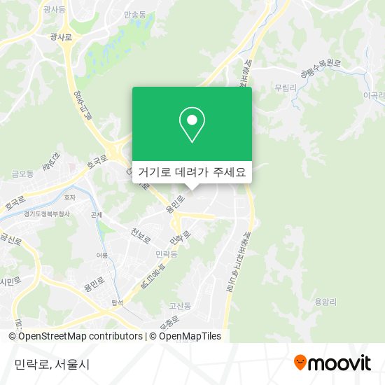 민락로 지도