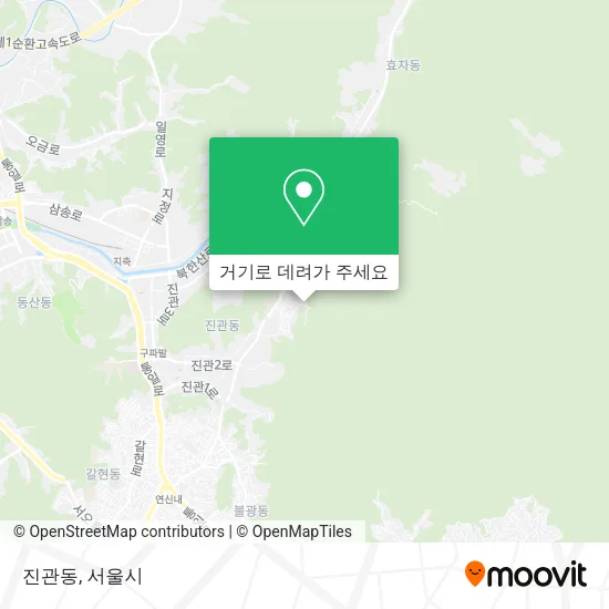 진관동 지도