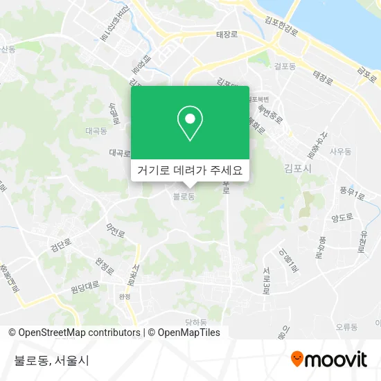 불로동 지도