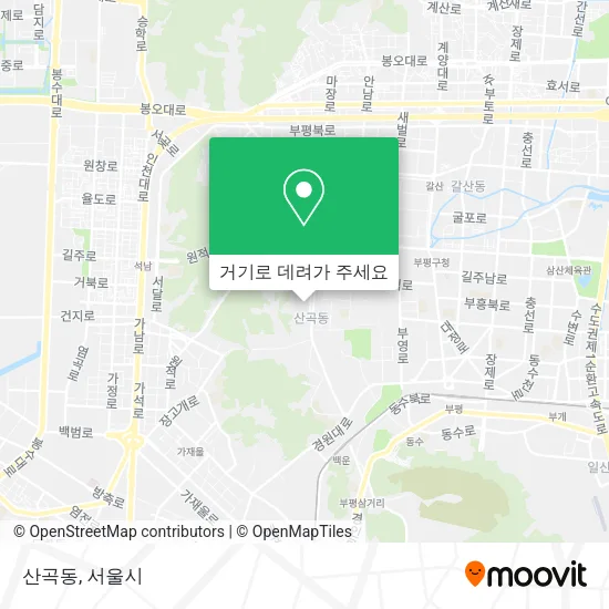 산곡동 지도