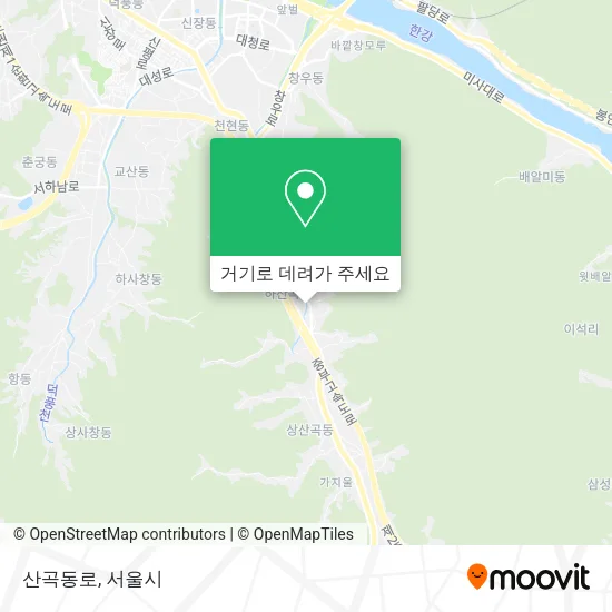 산곡동로 지도