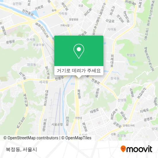 복정동 지도