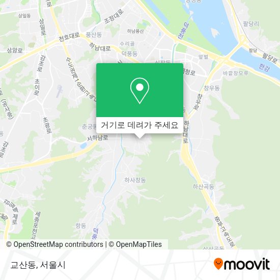 교산동 지도