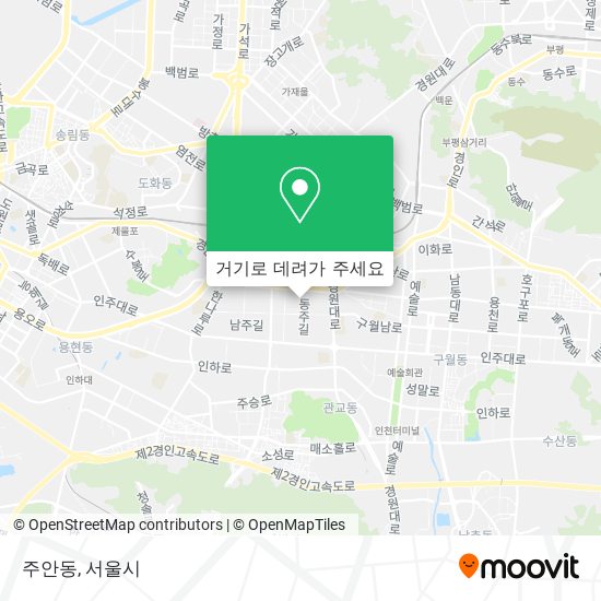 주안동 지도