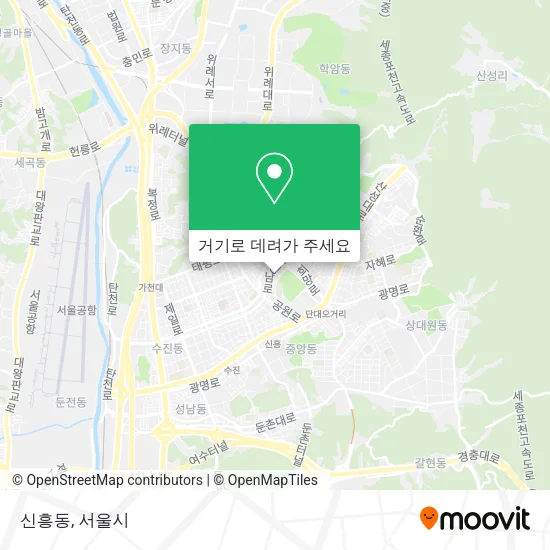 신흥동 지도