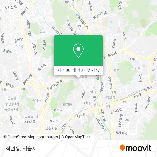 석관동 지도