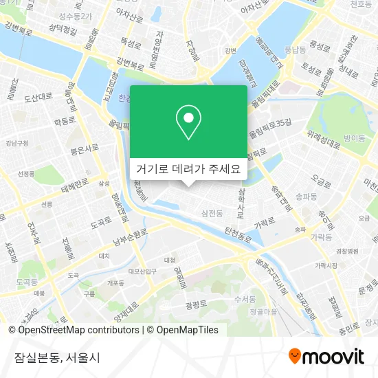 잠실본동 지도
