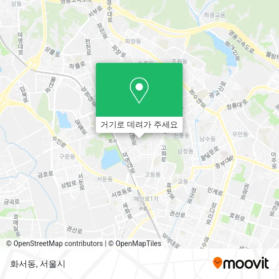 화서동 지도
