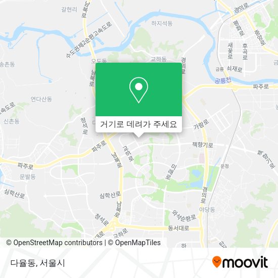 다율동 지도