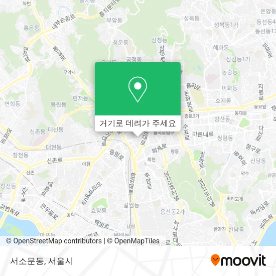 서소문동 지도