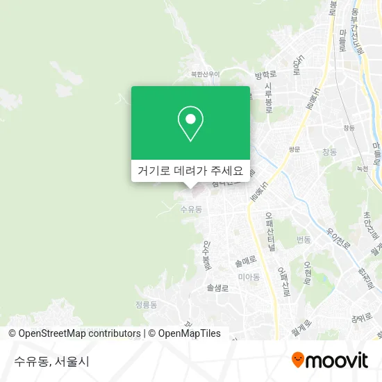 수유동 지도