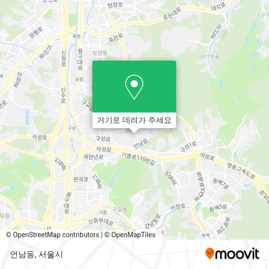 언남동 지도
