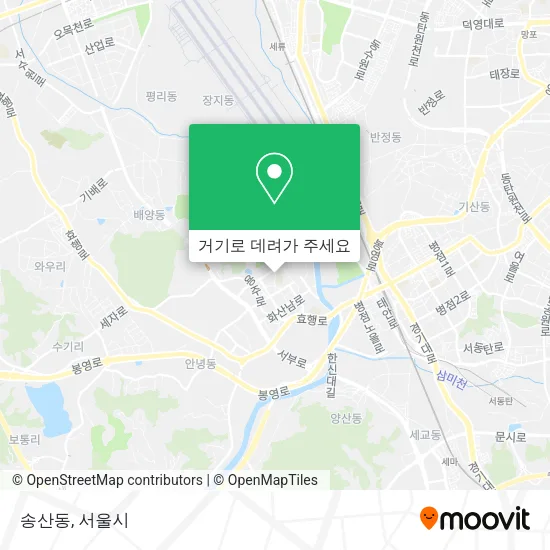 송산동 지도