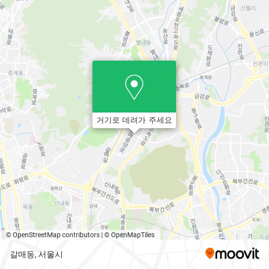 갈매동 지도