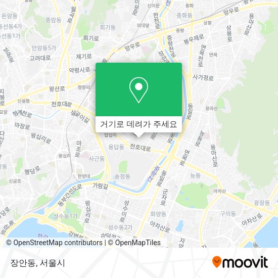 장안동 지도