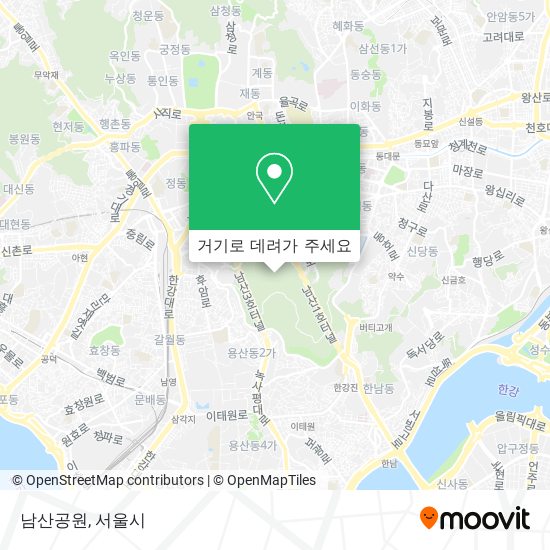 남산공원 지도