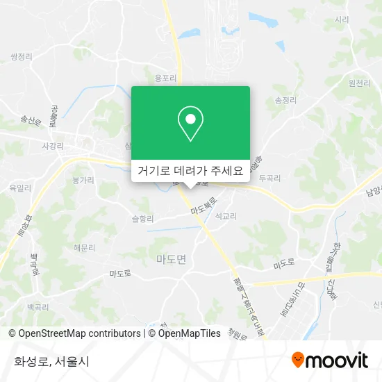 화성로 지도