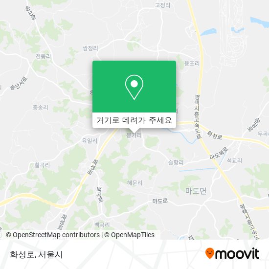화성로 지도