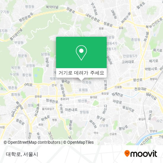 대학로 지도