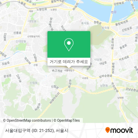 서울대입구역 (ID: 21-252) 지도