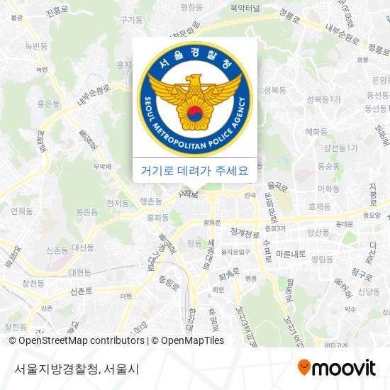 서울지방경찰청 지도