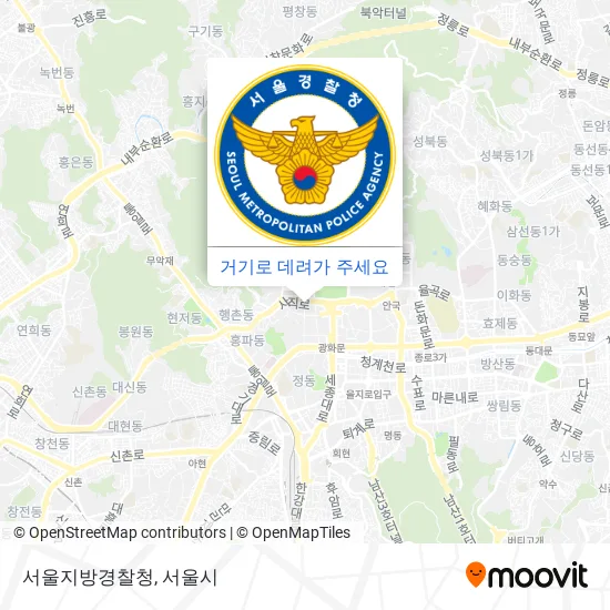서울지방경찰청 지도