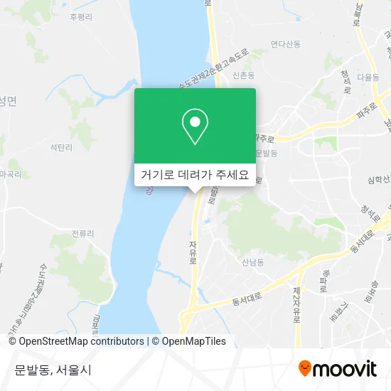 문발동 지도
