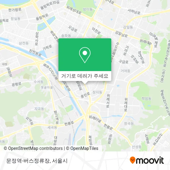 문정역-버스정류장 지도