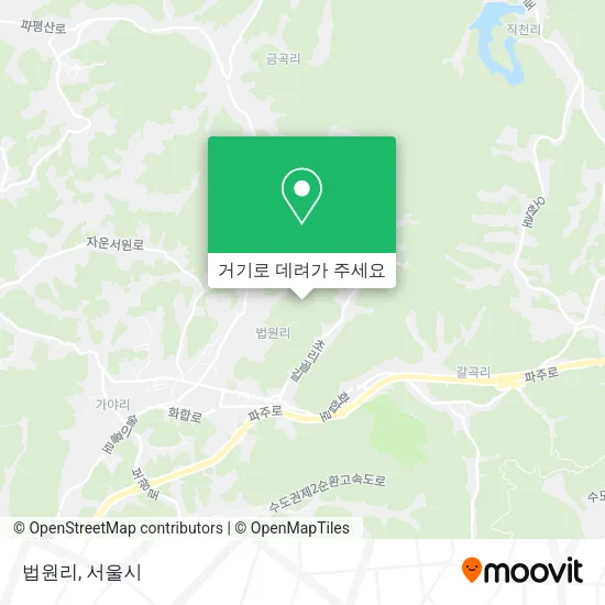 법원리 지도