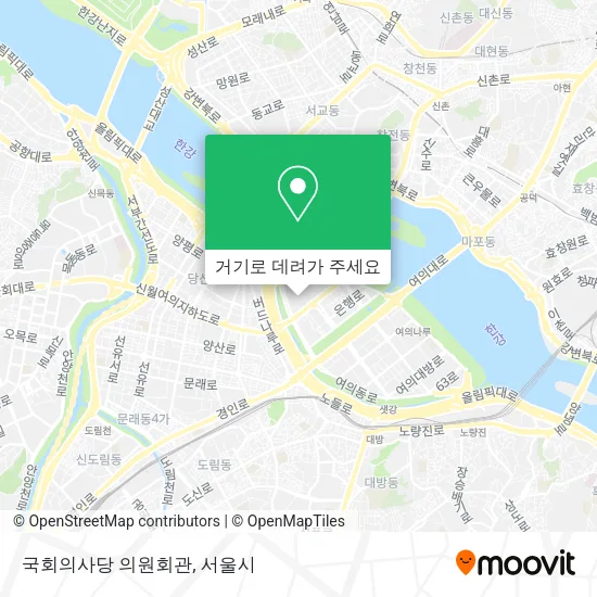 국회의사당 의원회관 지도