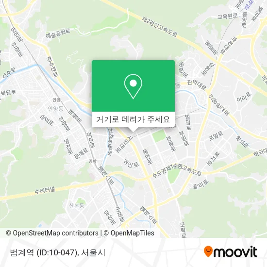 범계역 (ID:10-047) 지도