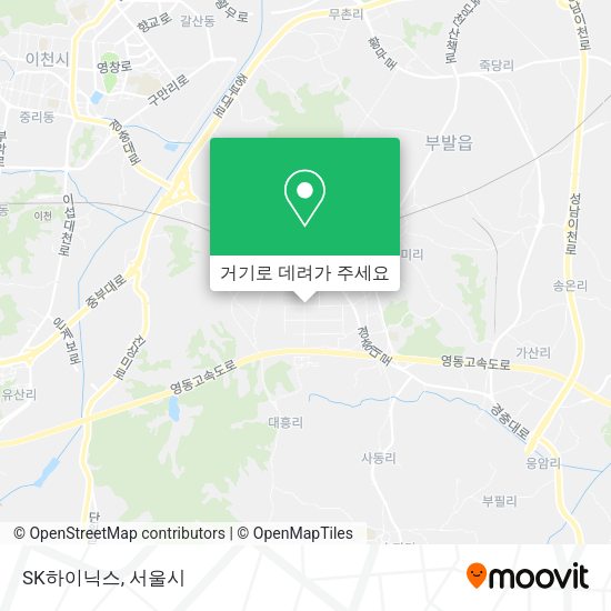 SK하이닉스 지도