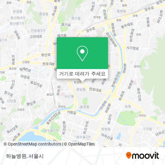 하늘병원 지도