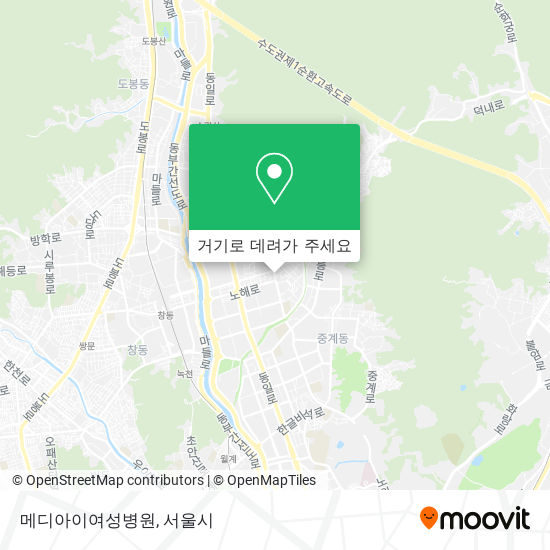 메디아이여성병원 지도