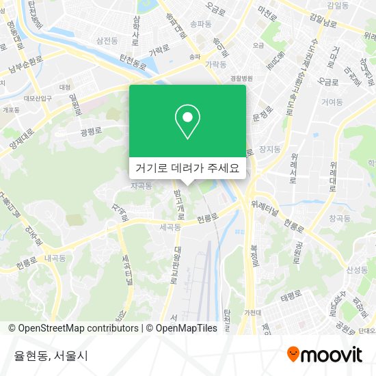 율현동 지도