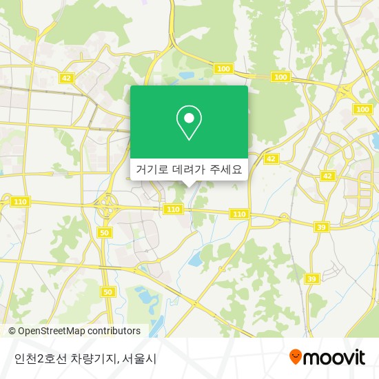 인천2호선 차량기지 지도