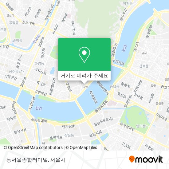 동서울종합터미널 지도