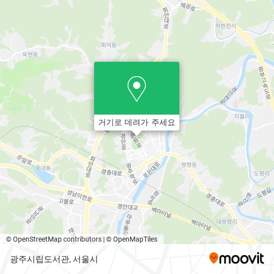 광주시립도서관 지도