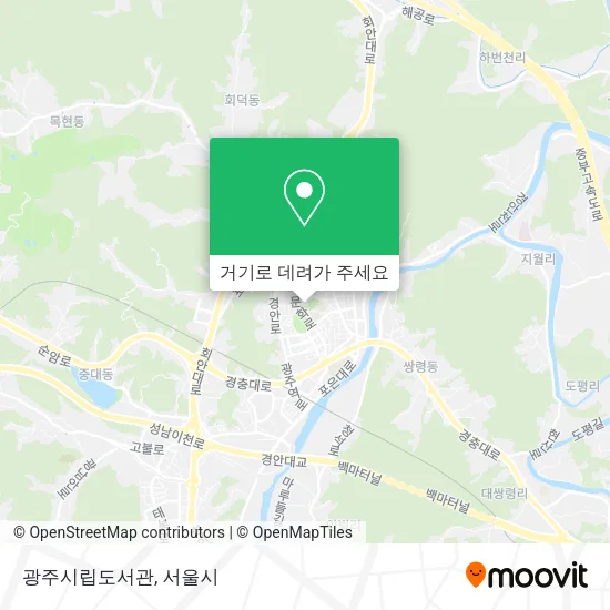광주시립도서관 지도