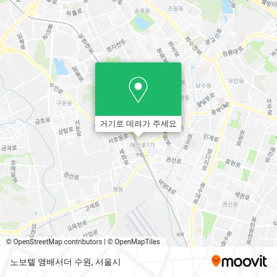 노보텔 앰배서더 수원 지도