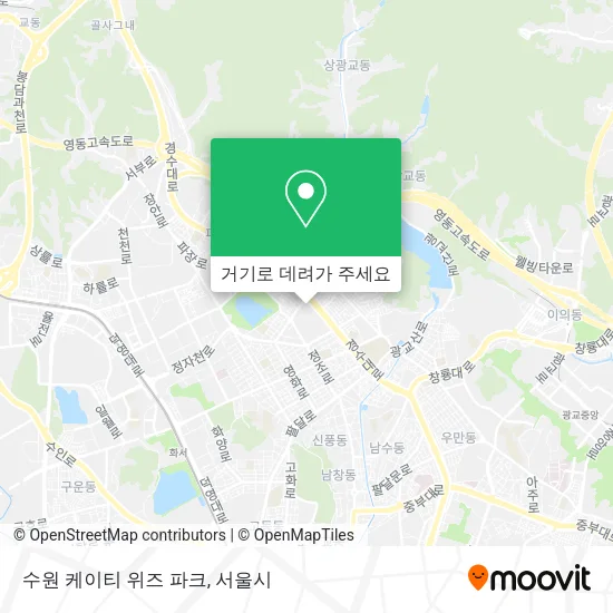 수원 케이티 위즈 파크 지도