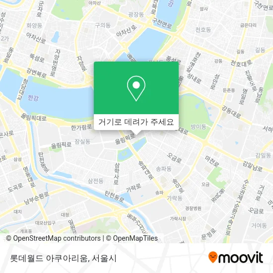 롯데월드 아쿠아리움 지도