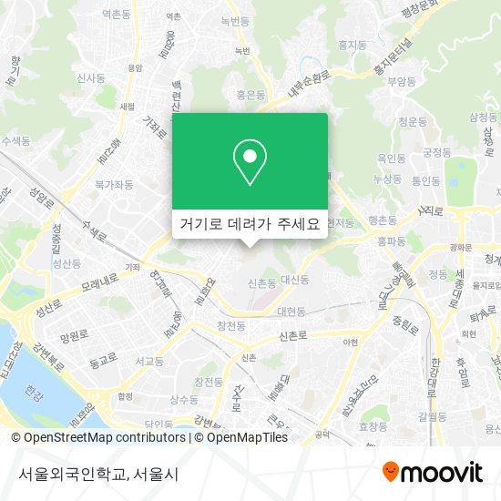 서울외국인학교 지도